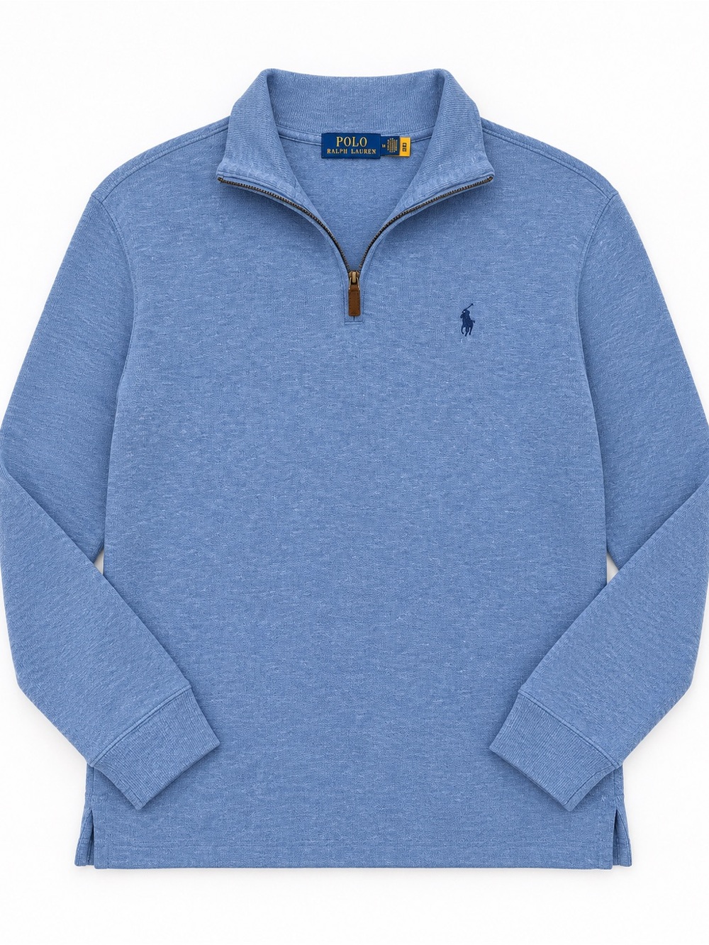 Polo Ralph Lauren Estate Rib Quarter Zip Pullover Blue Men’s M
